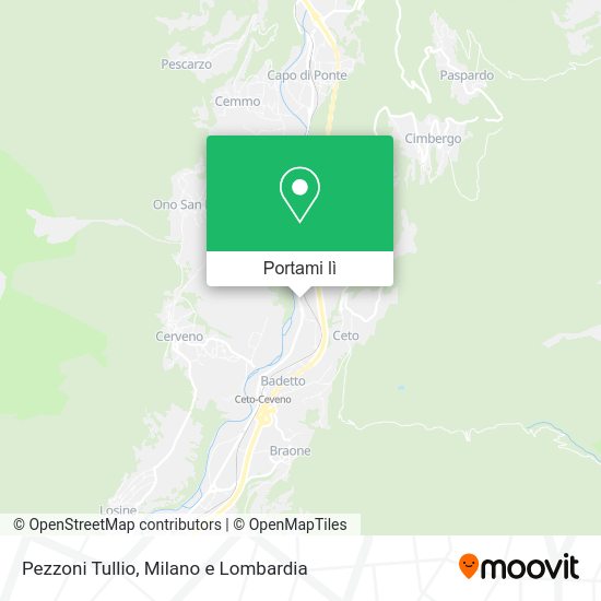 Mappa Pezzoni Tullio