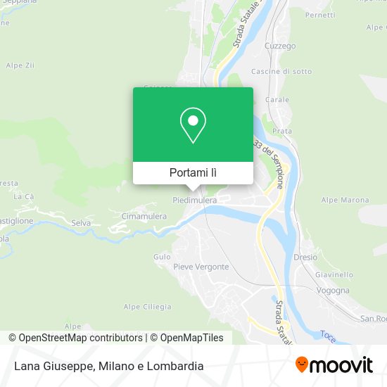 Mappa Lana Giuseppe