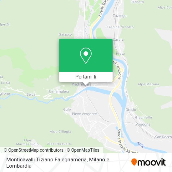Mappa Monticavalli Tiziano Falegnameria