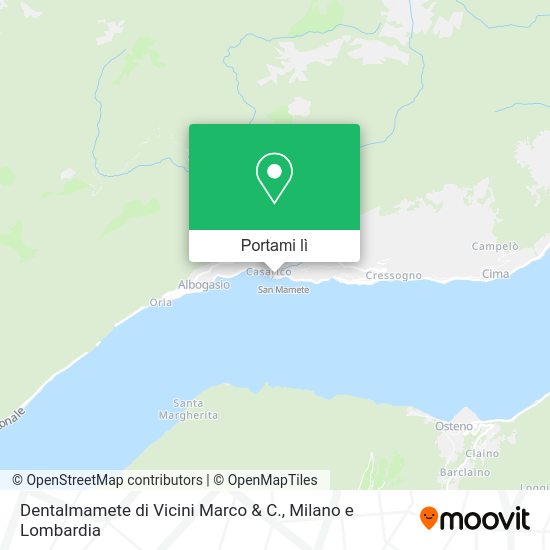 Mappa Dentalmamete di Vicini Marco & C.
