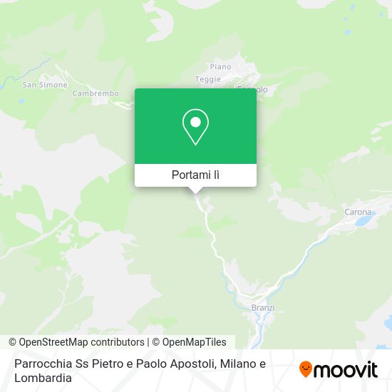 Mappa Parrocchia Ss Pietro e Paolo Apostoli