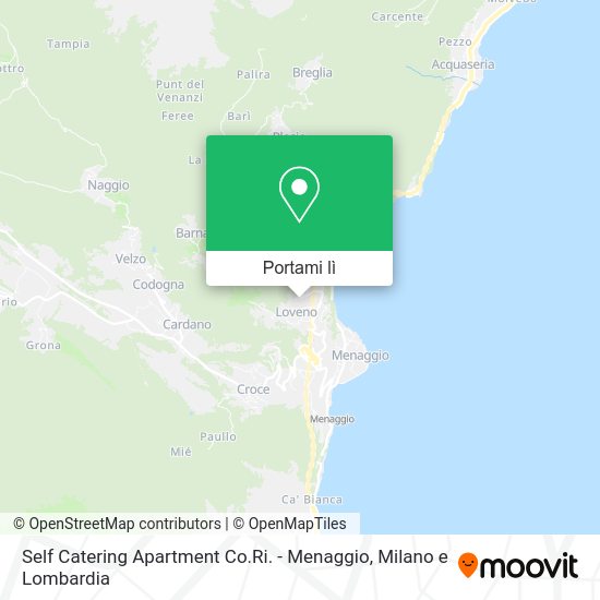 Mappa Self Catering Apartment Co.Ri. - Menaggio