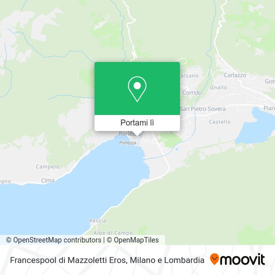 Mappa Francespool di Mazzoletti Eros