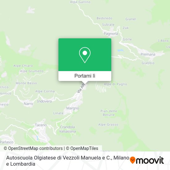 Mappa Autoscuola Olgiatese di Vezzoli Manuela e C.