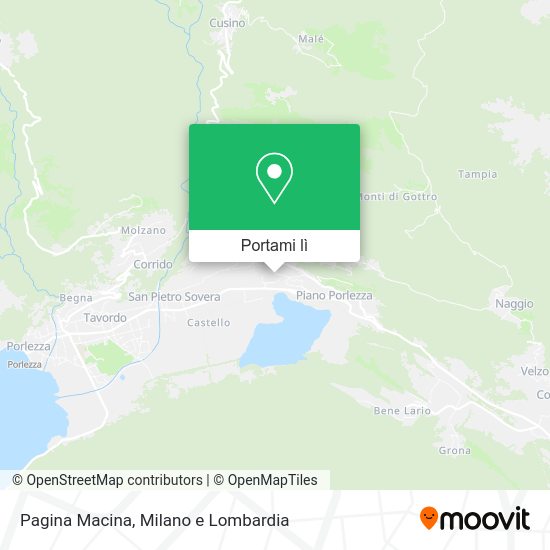 Mappa Pagina Macina