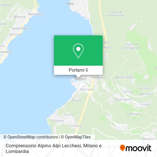 Mappa Comprensorio Alpino Alpi Lecchesi