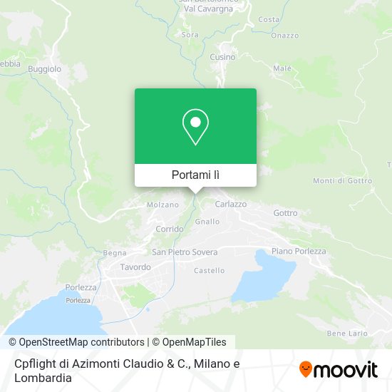 Mappa Cpflight di Azimonti Claudio & C.