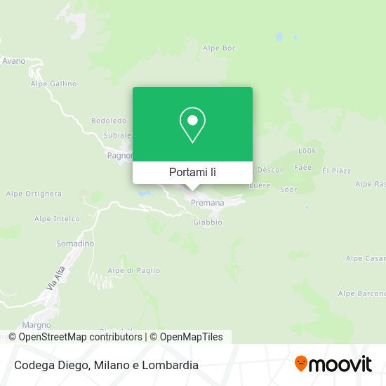 Mappa Codega Diego