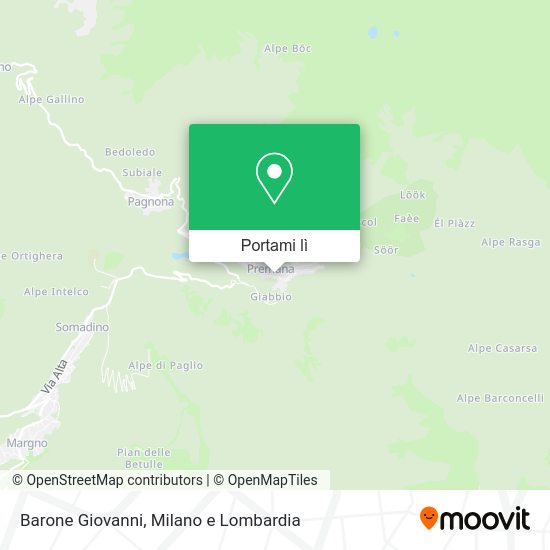 Mappa Barone Giovanni