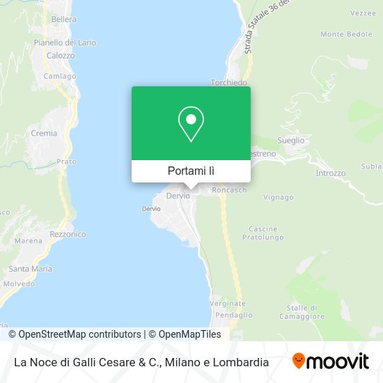 Mappa La Noce di Galli Cesare & C.