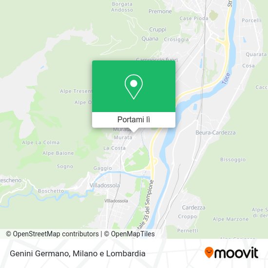 Mappa Genini Germano