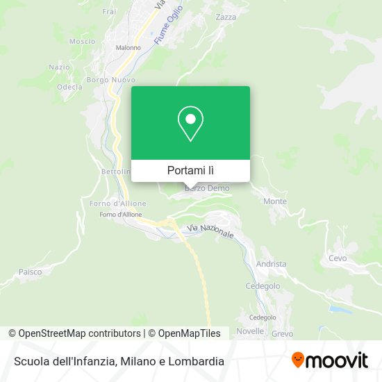 Mappa Scuola dell'Infanzia