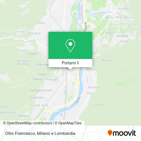 Mappa Ollio Francesco