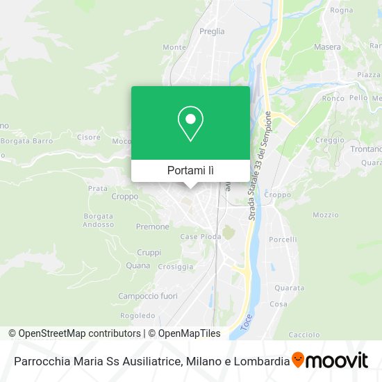 Mappa Parrocchia Maria Ss Ausiliatrice