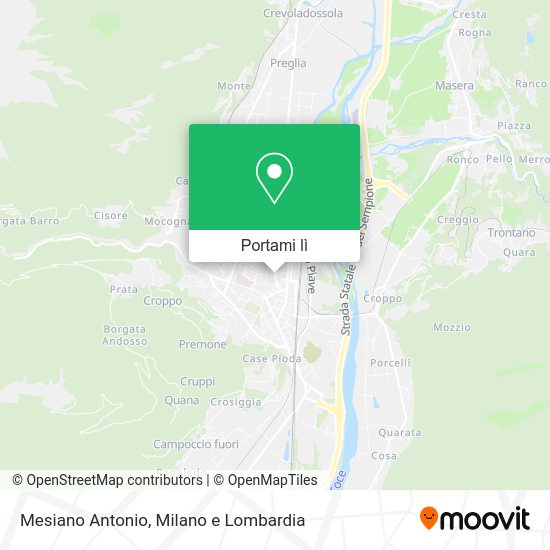 Mappa Mesiano Antonio