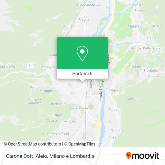 Mappa Carone Dott. Aleio