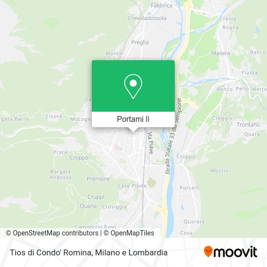 Mappa Tios di Condo' Romina