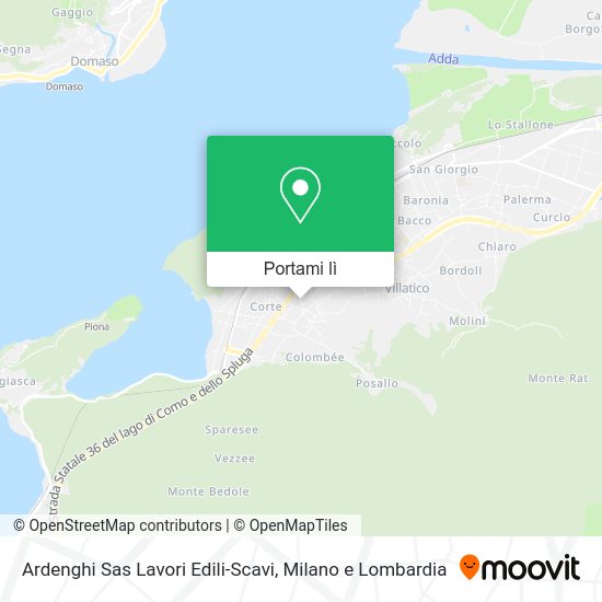 Mappa Ardenghi Sas Lavori Edili-Scavi