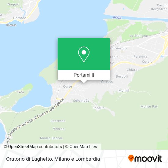 Mappa Oratorio di Laghetto