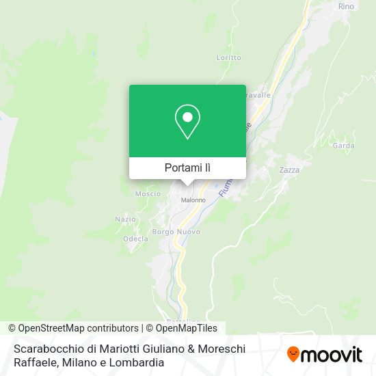 Mappa Scarabocchio di Mariotti Giuliano & Moreschi Raffaele