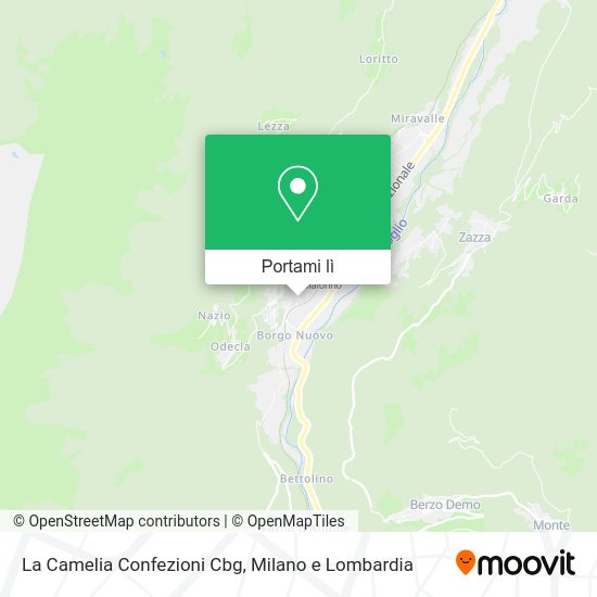 Mappa La Camelia Confezioni Cbg