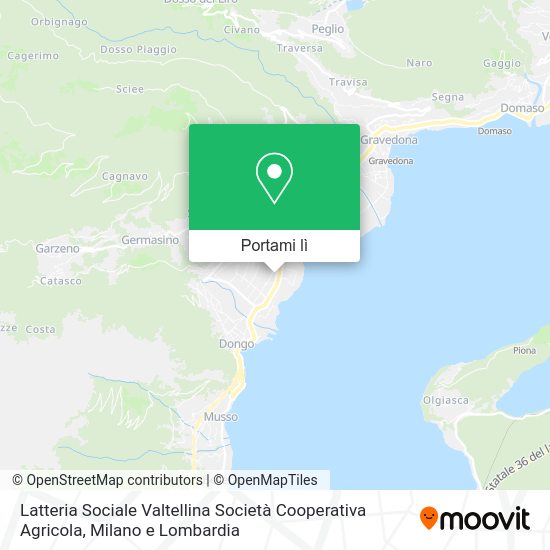 Mappa Latteria Sociale Valtellina Società Cooperativa Agricola