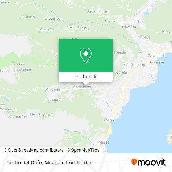 Mappa Crotto del Gufo