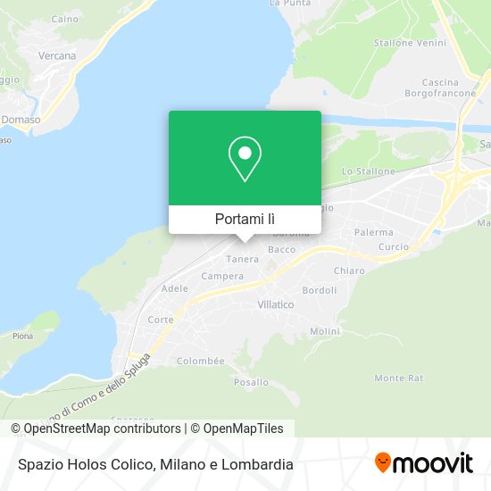 Mappa Spazio Holos Colico