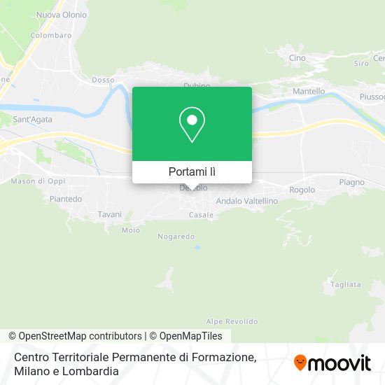 Mappa Centro Territoriale Permanente di Formazione