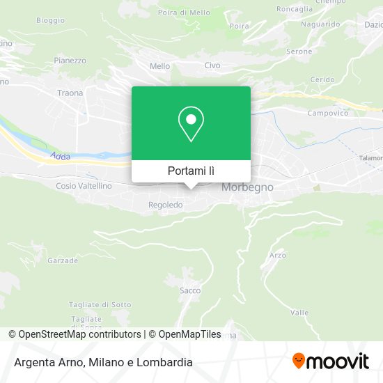 Mappa Argenta Arno