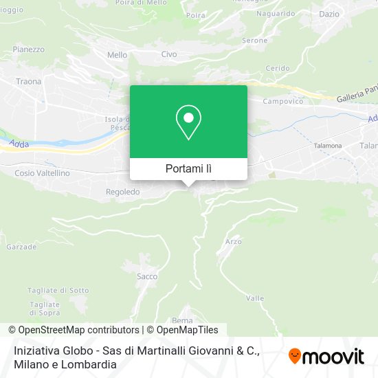 Mappa Iniziativa Globo - Sas di Martinalli Giovanni & C.