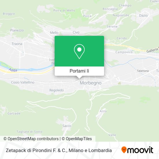 Mappa Zetapack di Pirondini F. & C.
