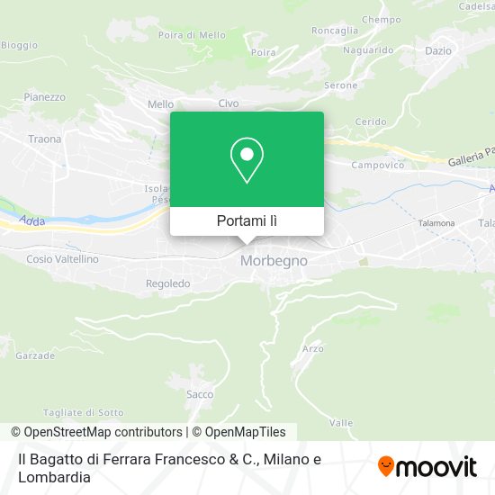 Mappa Il Bagatto di Ferrara Francesco & C.