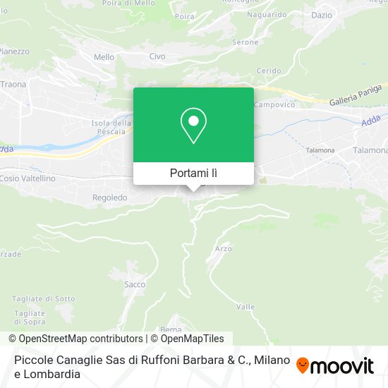 Mappa Piccole Canaglie Sas di Ruffoni Barbara & C.