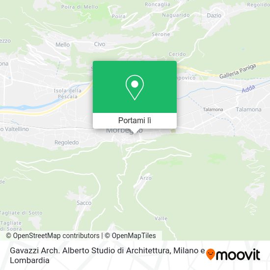 Mappa Gavazzi Arch. Alberto Studio di Architettura