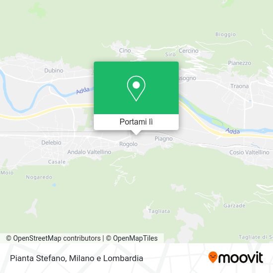 Mappa Pianta Stefano