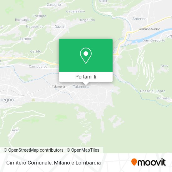 Mappa Cimitero Comunale