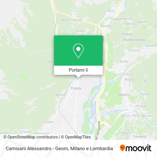 Mappa Camisani Alessandro - Geom