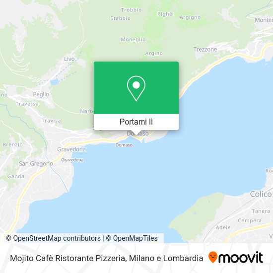 Mappa Mojito Cafè Ristorante Pizzeria