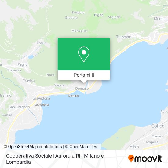 Mappa Cooperativa Sociale l'Aurora a Rl.