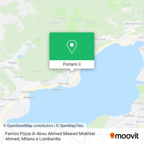 Mappa Famos Pizza di Abou Ahmed Mawad Mokhtar Ahmed