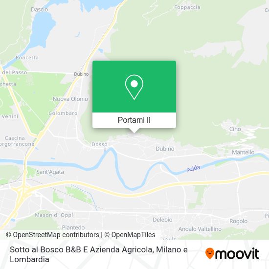 Mappa Sotto al Bosco B&B E Azienda Agricola