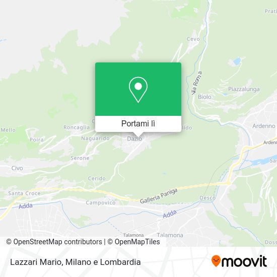 Mappa Lazzari Mario