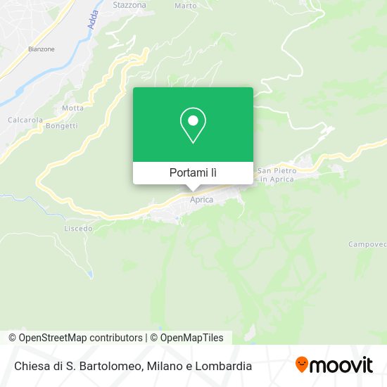 Mappa Chiesa di S. Bartolomeo