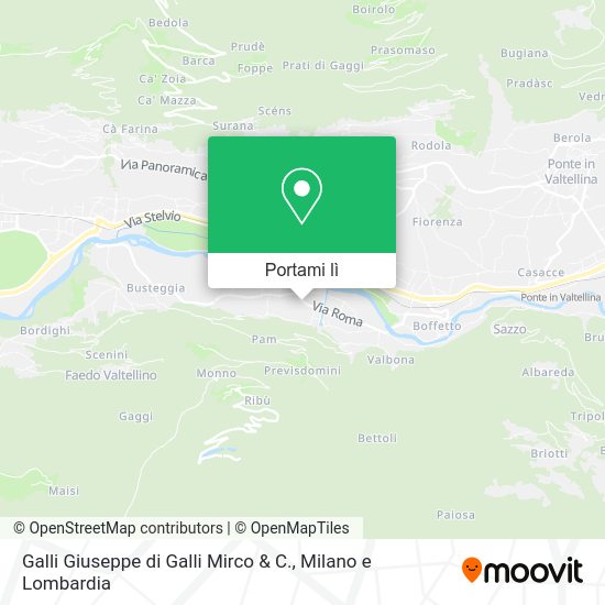 Mappa Galli Giuseppe di Galli Mirco & C.
