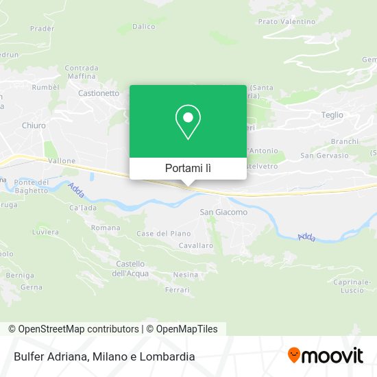 Mappa Bulfer Adriana