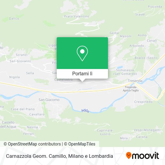 Mappa Carnazzola Geom. Camillo