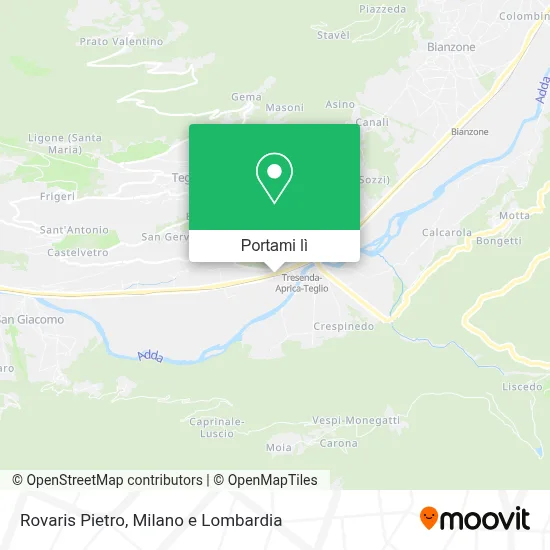 Mappa Rovaris Pietro