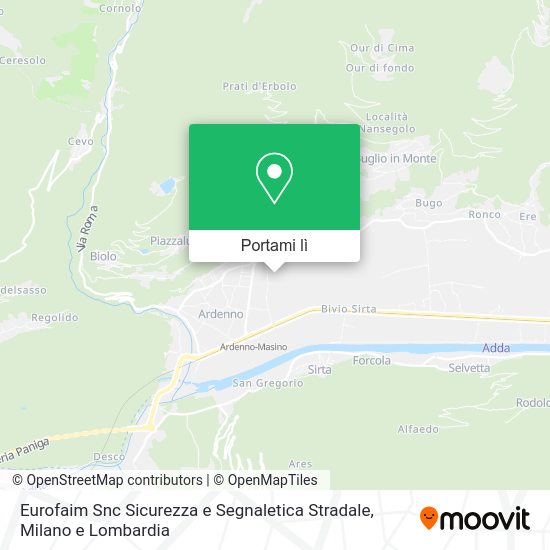 Mappa Eurofaim Snc Sicurezza e Segnaletica Stradale