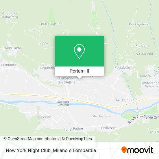 Mappa New York Night Club